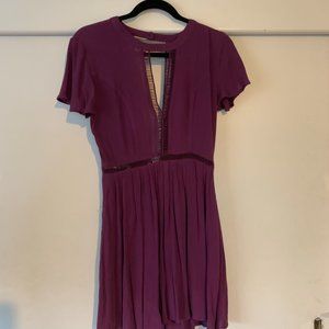 Volcom Purple Short Dress Small